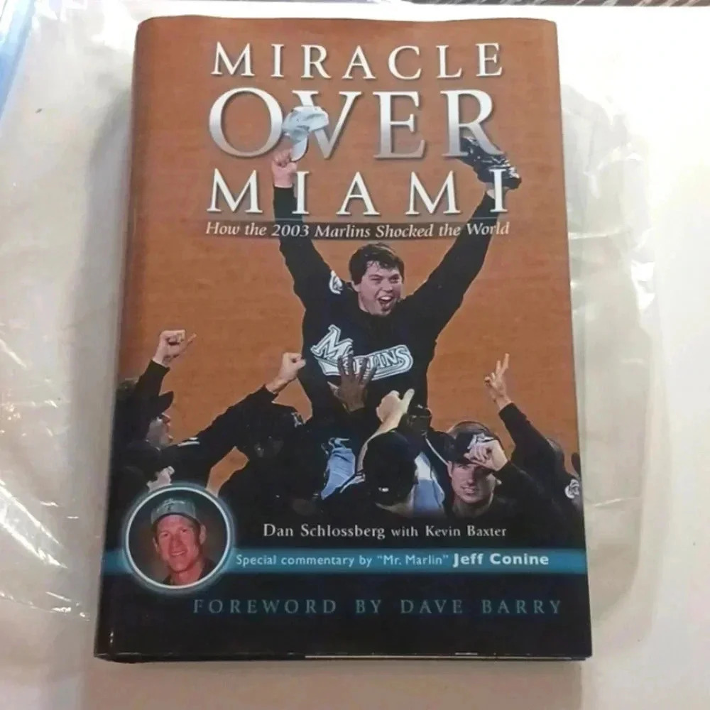 2003 MIRACLE OVER MIAMI world series book. Vintage..original